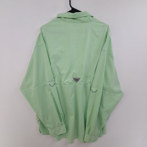 *16. Columbia Sportswear Bait Caster Long Sleeve Shirt Size XL Size Green - Picture 5 of 8